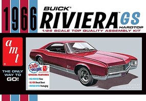 AMT 1966 Buick Riviera GS Plastic Model Car Vehicle Kit 1/25 Scale #1439