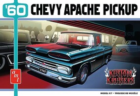 AMT 1960 Chevy Apache Pickup Street Machine Plastic Model Truck Vehicle Kit 1/25 Scale #1444