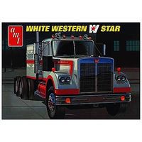 AMT White Western Star Semi Tractor Plastic Model Truck Kit 1/25 Scale #724 AMT White Western Star Semi Tractor Plastic Model Truck Kit 1/25 Scale #724