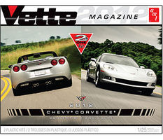 AMT Vette Magazine/2012 Corvette Coupe & Convertible Plastic Model Car Kit 1/25 Scale #786 AMT Vette Magazine/2012 Corvette Coupe & Convertible Plastic Model Car Kit 1/25 Scale #786