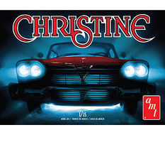 1958 Plymouth Christine Car (Red) Plastic Model Car Kit 1/25 Scale #801