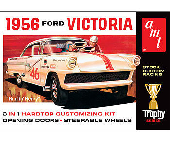 AMT 1956 Ford Victoria Plastic Model Car Kit 1/25 Scale #807