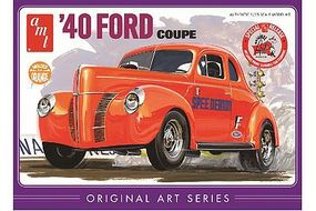1940 Ford Coupe (Orange) Plastic Model Car Truck Vehicle Kit 1/25 Scale #850