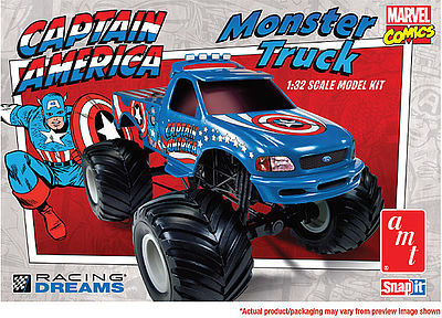 AMT FORD F-150 MONSTER TRUCK Plastic Model Car Truck Vehicle Kit 1/32 Scale #857