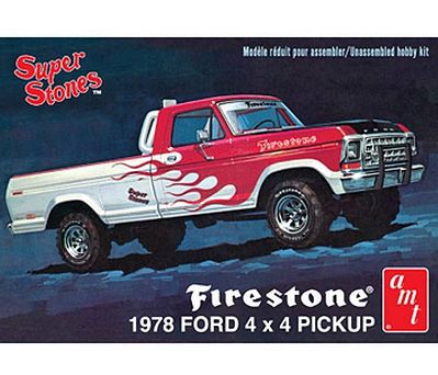 AMT 858 1/25 Scale 1978 Ford FIRESTONE Super Stones 4x4 Pickup Plastic Model Kit for sale online 