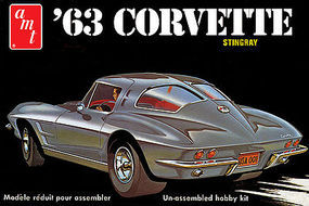 1963 CORVETTE Plastic Model Car Kit 1/25 Scale #861