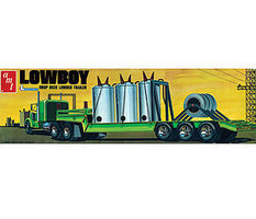 AMT Lowboy Trailer 1/25 Scale Plastic Model Semi Truck Kit #880 AMT Lowboy Trailer 1/25 Scale Plastic Model Semi Truck Kit #880