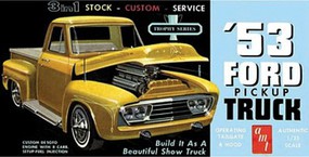 1953 Ford Pickup Truck 1/25 Scale Plastic Model Truck Kit #882