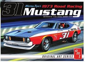 AMT 1/25 1973 Ford Mustang Race Car (Warren Tope) Plastic Model Car Kit 1/25 Scale #896 AMT 1/25 1973 Ford Mustang Race Car (Warren Tope) Plastic Model Car Kit 1/25 Scale #896