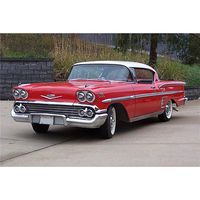 1958 Chevy Impala Plastic Model Car Kit 1/25 Scale #931