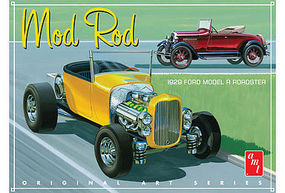 1929 Ford Model A Roadster (OAS) Mod Rod Plastic Model Car Kit 1/25 Scale #1000-12