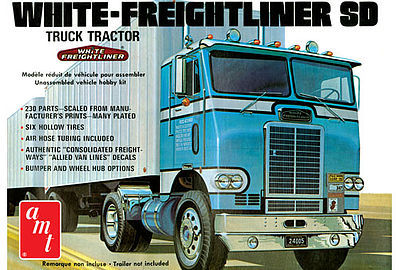 plastic semi truck models