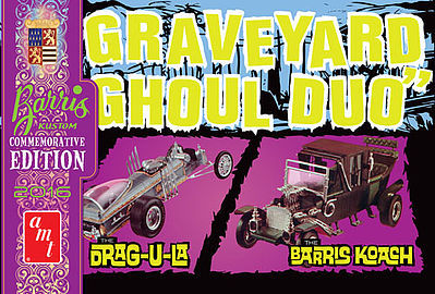 AMT Graveyard Ghoul Duo (G.Barris Comm Edition) Plastic Model Car Kit 1/25 Scale #1017-12