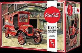 AMT Coca Cola 1923 Ford Model T Delivery Plastic Model Car Kit 1/25 Scale #1024-12