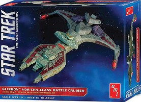 AMT Star Trek Klingon Vor'cha Science Fiction Plastic Model Kit 1/1400 Scale #1027-12 AMT Star Trek Klingon Vor'cha Science Fiction Plastic Model Kit 1/1400 Scale #1027-12
