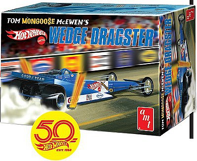 AMT Tom Mongoose McEwen Fantsy Wedge Dragster Plastic Model Car Kit 1/25 Scale #1069-12