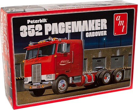 AMT Peterbilt 352 Pacemaker Cabover Plastic Model Truck Kit 1/25 Scale #1090-12