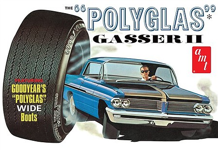 AMT 1962 Pontiac Catalina Polyglas Gasser I Plastic Model Car Kit 1/25 Scale #1092-12