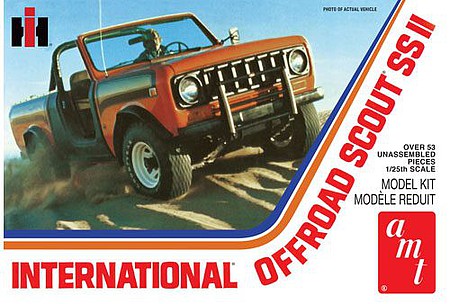AMT International Scout II Off Road Version Plastic Model Truck Kit 1/25 Scale #1102-12
