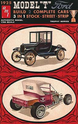 AMT 1925 Ford Tall T Plastic Model Car Kit 1/25 Scale #670