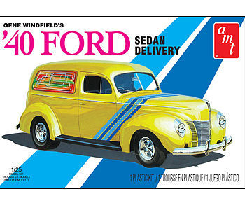 AMT Gene Winfield 1940 Ford Sedan Delivery Plastic Model Vehicle Kit 1/25 Scale #769