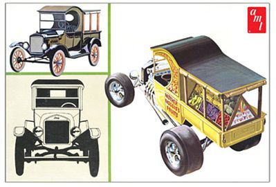 AMT 1925 Ford T Fruit Wagon Plastic Model Car Kit 1/25 Scale #869_12