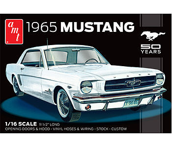 AMT 1965 Ford Mustang Plastic Model Car Kit 1/16 Scale #872_06