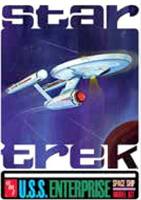 AMT Star Trek Classic USS Enterprise 50th Plastic Model Spaceship Kit 1/650 Scale #947-12