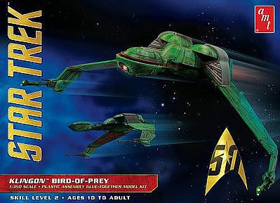 AMT Star Trek Klingon Bird of Prey Plastic Model Spaceship Kit 1/350 Scale #949-12