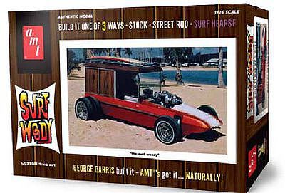 George Barris surf WOODY-Original c1960s AMT Model Kits Publicitaires CARTE POSTALE 