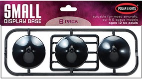 AMT Small Display Base 3-Pack Plastic Model Display Case #mka013-12 AMT Small Display Base 3-Pack Plastic Model Display Case #mka013-12