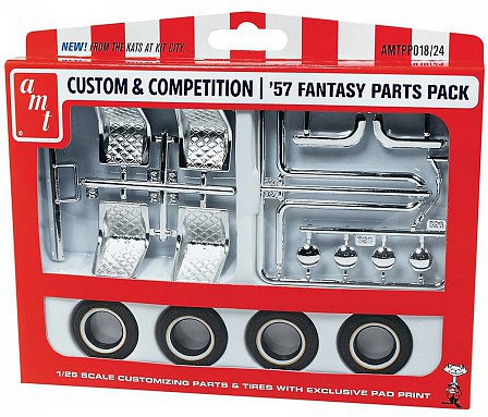 AMT 1957 Fantasy Parts Pack Plastic Model Vehicle Accessory 1/25 Scale #pp018