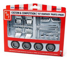 AMT 1957 Fantasy Parts Pack Plastic Model Tire Wheel 1/25 Scale #pp18 AMT 1957 Fantasy Parts Pack Plastic Model Tire Wheel 1/25 Scale #pp18