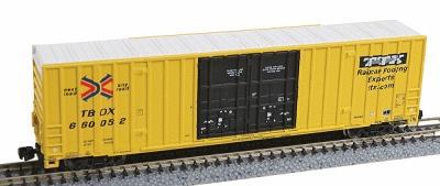 Z-Line Hi-Cube Boxcar Runner Pack pkg(4) - TTX #1 Z Scale Model Train Freight Car #904011