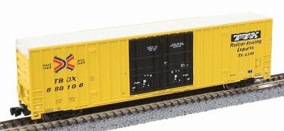 Z-Line Hi-Cube Boxcar Runner Pack pkg(4) - TTX #2 Z Scale Model Train Freight Car #904012