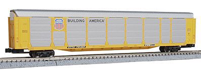 Z-Line Tri-Level Enclosed Auto Rack 4-Car Pack Union Pacific Z Scale Model Train Freight Car #910011