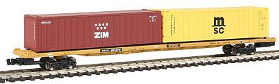 Z-Line TTX Type BSH22A 89 Intermodal Flatcar Z Scale Model Train Freight Car #911014