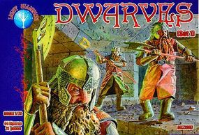 Alliance Dwarves Set #1 Mythical Figures (44) Plastic Model Fantasy Figure 1/72 Scale #72007 Alliance Dwarves Set #1 Mythical Figures (44) Plastic Model Fantasy Figure 1/72 Scale #72007