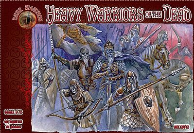 Alliance Heavy Warriors of the Dead Mythical Figures (40) Plastic Model Fantasy Figure 1/72 #72012