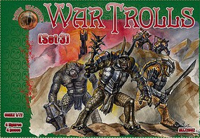 Alliance War Trolls Set #3 Figures (4) Plastic Model Fantasy Figure Kit 1/72 Scale #72032 Alliance War Trolls Set #3 Figures (4) Plastic Model Fantasy Figure Kit 1/72 Scale #72032