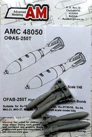 Advanced 1/48 OFAB250T High-Explosive Fragmentation Bomb (4) for Soviet Aircraft (D) Advanced 1/48 OFAB250T High-Explosive Fragmentation Bomb (4) for Soviet Aircraft (D)