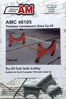 Advanced Su24 Fuel Tank Trolley for TSM (D) Plastic Model Aircraft Accessory Kit 1/48 Scale #48105