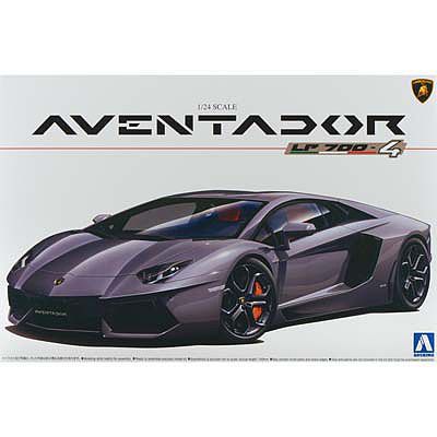 Aoshima Lamborghini Aventador LP700-4 Plastic Model Car Kit 1/24 Scale #001424