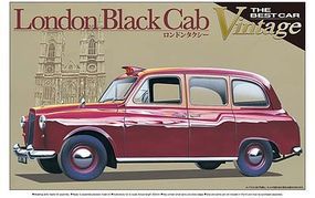 Aoshima London taxi cab Plastic Model Car Kit 1/24 Scale #00724 Aoshima London taxi cab Plastic Model Car Kit 1/24 Scale #00724