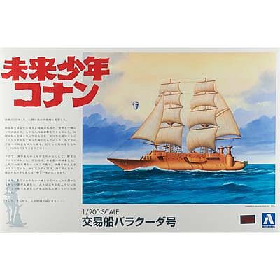 Aoshima Baraccuda Ship Conan, The Boy in Future Plastic Model Sailing Ship 1/200 Scale #009468