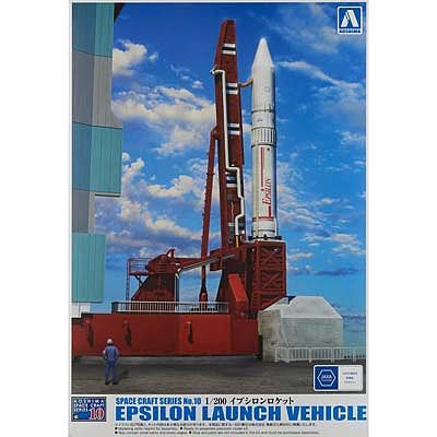 Aoshima Epsilon Launch Vehicle - Space Craft Series Space Program Plastic Model 1/200 #010419