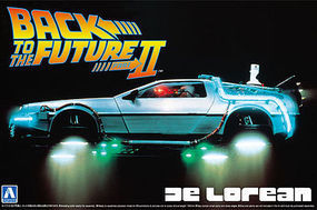 Aoshima DeLorean From Back to the Future II Plastic Model Car 1/24 Scale #011867 Aoshima DeLorean From Back to the Future II Plastic Model Car 1/24 Scale #011867