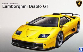 Lamborghini Diablo GT Sports Car (New Tool) Plastic Model Car Kit 1/24 Scale #10501