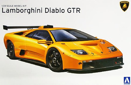 Aoshima 1/24 Lamborghini Diablo GTR Sports Car