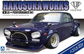 Aoshima Nissan LB Works Skyline Hakosuka 2-Door Plastic Model Car Vehicle Kit 1/24 Scale #11492